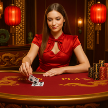 WoopWin - Live Baccarat - Ezugi Kartentisch mit echten Dealern