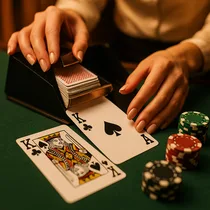 WoopWin - Live Blackjack - Evolution Gaming Echtzeit-Dealer