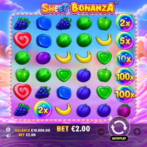 WoopWin - Sweet Bonanza Slot - Pragmatic Play Süßigkeiten-Slot