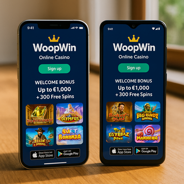 WoopWin Casino - Mobile Apps - iOS und Android Download